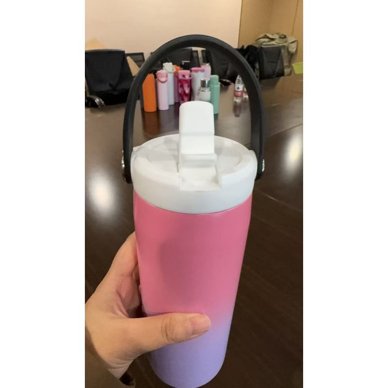 Candy Colors Kids Water Bottle Stainless Steel BPA Free 12oz Water Bottle Vacuum 18oz Kids Cup with Custom Logo Straw Lid