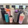 Candy Colors Kids Water Bottle Stainless Steel BPA Free 12oz Water Bottle Vacuum 18oz Kids Cup with Custom Logo Straw Lid