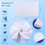 USA RTS Polyester 350gsm Sublimation Blank Plain Waffle Kitchen Tea Hand Dish Towels Microfiber Drying Towel for Heating Press