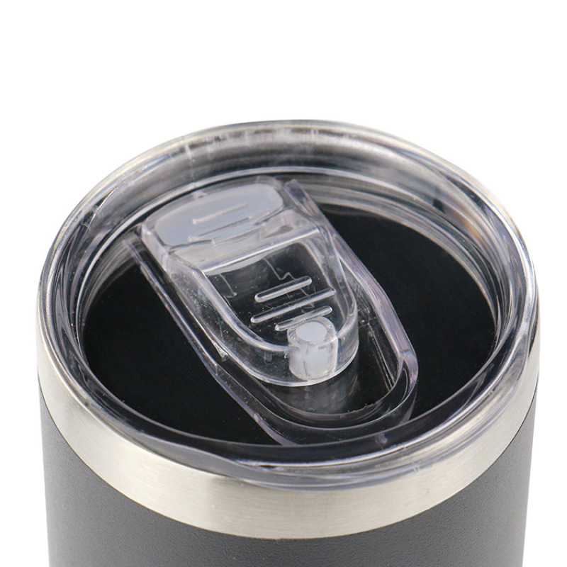 Promotion Gifts Custom Logo Travel Mug Double Wall Stainless Steel 20 oz Skinny Slim Tumbler Cups with Sliding Lid and Straw