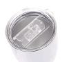 In Stock 10oz White Sublimation Blanks Stainless Steel Insulated Wine Tumbler Goblet Tall Glasses Champagne Tumbler