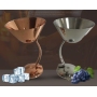 150ml Stainless Steel Martini Margarita Tumbler Wine Glasses Cocktail Glasses Copper Plated Metal Wine Glass Bar Supplies