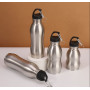 Gym Sport Travel 500ml 750ml Golssy Finished Drinking Bottle 304 Stainless Steel Custom Gourd Shaped Cycling Water Bottles