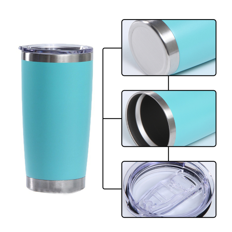 Football 20oz Car Cups Metal Cup Stainless Steel Tumbler Water Bottle Insulated Drinkware Leak Proof with Lid & Straw