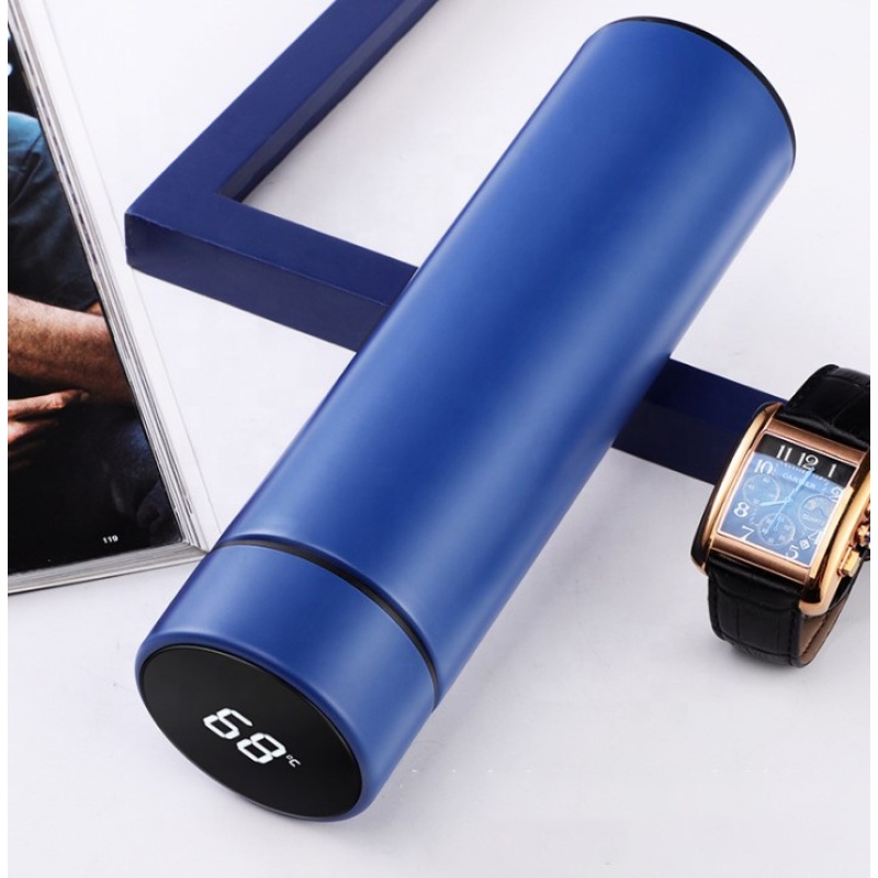 Promotion Gift Cup Custom Waterproof Double Wall Stainless Steel Tea Coffee Smart Water with Temperature Display