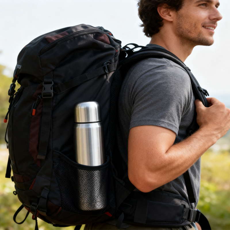 Bullet 350ML/500ML750ML/1000ML Classical Double Wall Stainless Steel Thermoses Vacuum Flasks Bullet Shape Water Bottle