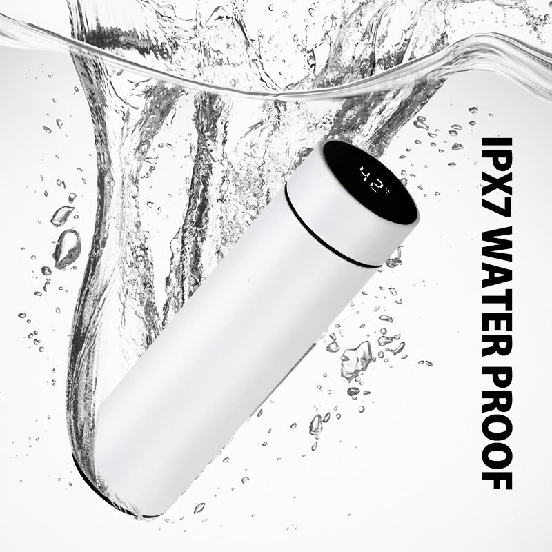 Sublimation LED 16oz Termos Motivacional 500ml Termos De Agua Gym 304 Steel Stainless Termo Digital