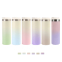 Insulated Tumbler Ombre 16oz Stainless Steel Tumbler Double Wall Vacuum Cup Tumbler With 2 Lids and Straw