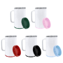 Sublimation 14oz Sublimation Handle Tumbler with Plastic Storage Bottom Container Sublimation Beer Coffee Mug