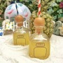 Ready for Shipment 375ml Mini Tequila Bottles Acrylic Water Reusable Cup Mini Tequila Bottles with Wooden Stopper