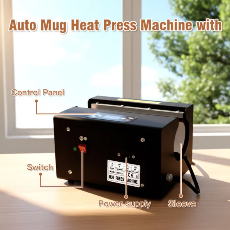 USA Warehouse RTS 30oz Automatic Tumbler Electrical Adjustable 11oz 15oz 20oz Heat Press Machine Ceramic Mug Heat Press Machine