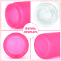 Hot Sell 16oz Colored Matte BPA Free Kids Plastic Cups Acrylic Can Ombre Plastic Tumbler with pp Plastic Lids and Straws