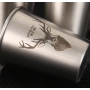 Custom Logo 350ml 500ml Single Wall Stainless Steel Beer Mugs Portable Coffee Drinking Cups Promotional Gift Camping Mug