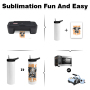 US Warehouse Customization logo 20oz Straight Sublimation Double Walled Stainless Steel Tumbler with Black Screw Lid 25pcs/ctn