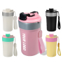 16oz Travel Mug Insulated Coffee Cup Stainless Steel Vacuum Mug Reusable Double Walled Tumbler with 2in1 Lids