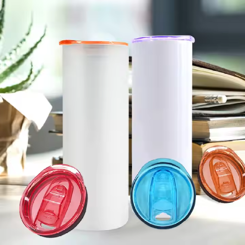 20oz Replacement Lids Mixed Color Sublimation Blanks Tumbler Colorful Lids Stocked Replacement Tumbler Lids Novelty Gift
