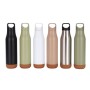 Custom 500ml New Cork Base Handle Sports Bottle 304 Stainless Steel Insulated Water Bottle Outdoor Portable Small Spout