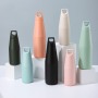 Custom  580ml 1080ml  Colors Double Wall Stainless Steel American-style Conical Stainless Steel Flask Sport Water Bottle