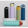 Custom Logo 304 Stainless Steel Insulated Sports Water Bottle Tumbler With Straw Dual-use Lid Drink Flask Design for Gym 22oz