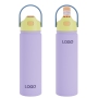 Custom Logo 304 Stainless Steel Insulated Sports Water Bottle Tumbler With Straw Dual-use Lid Drink Flask Design for Gym 22oz