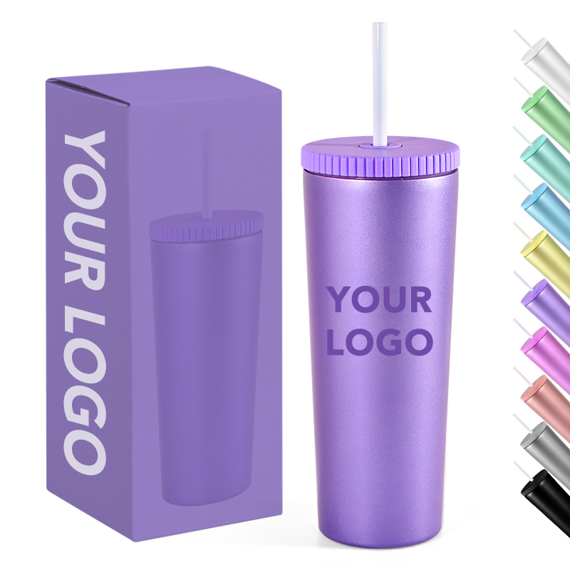 Custom 750ml Portable Double Wall Vacuum Flask Cup Stainless Steel Insulated Travel Coffee Thermoses Tumbler With Handle