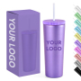 Custom 750ml Portable Double Wall Vacuum Flask Cup Stainless Steel Insulated Travel Coffee Thermoses Tumbler With Handle