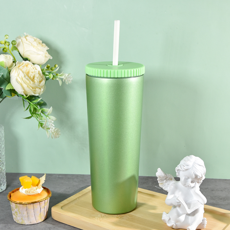 Custom 750ml Portable Double Wall Vacuum Flask Cup Stainless Steel Insulated Travel Coffee Thermoses Tumbler With Handle