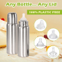 8oz Stainless Steel Sippy Cup Bottle Plastic-Free, CPC Certified, Medical-Grade Silicone Sipper Spout Fast Flow for Kids