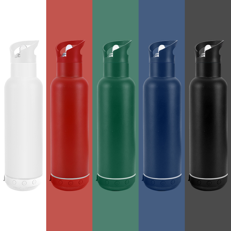 Wholesale 25oz Stainless Steel Tumbler With Innovative Removable Bottom Storage Container and Wireless Speaker Bottom