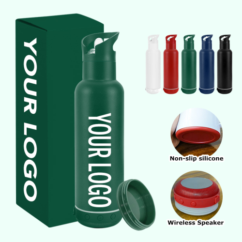 Wholesale 25oz Stainless Steel Tumbler With Innovative Removable Bottom Storage Container and Wireless Speaker Bottom