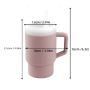 Food Grade 280ML Silicone Sippy Tumbler Trainer Bottle Water Drinking Straw Cup for Baby Kids Toddler Heat-resistant Custom logo