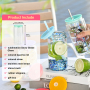 Tasse En Verre Avec Paille Glitter Tumbler 16oz Double Wall Snow Globe 16oz Snow Globe Tumbler Glass
