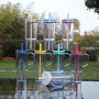 Custom 40oz Clear Plastic Tumbler 1200ml Travel Mugs Single Wall Bottle Color AS Mug BPA Free Cup with Handle Straw Screw on Lid