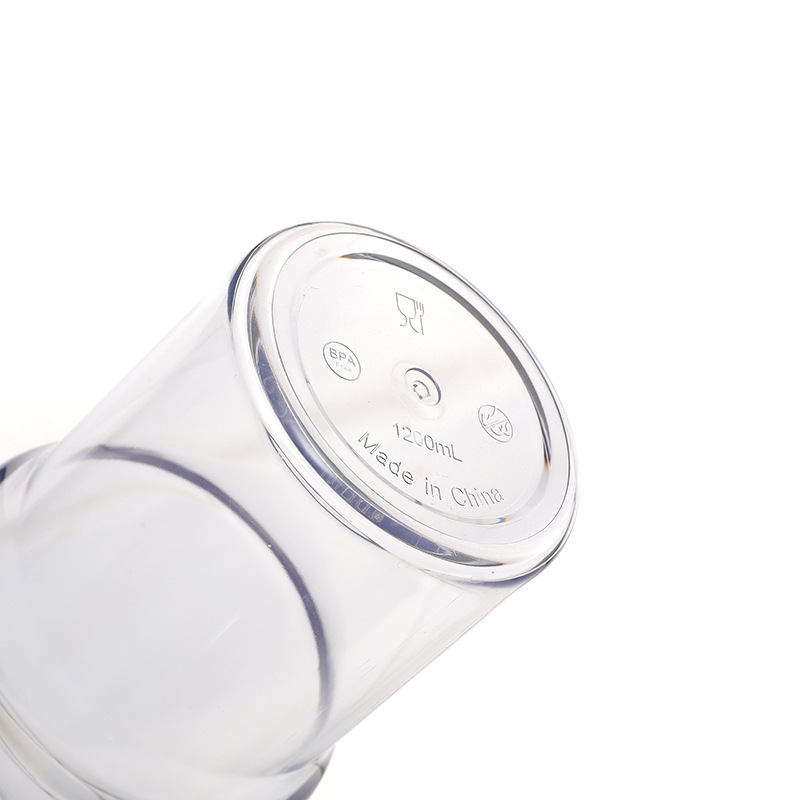 Custom 40oz Clear Plastic Tumbler 1200ml Travel Mugs Single Wall Bottle Color AS Mug BPA Free Cup with Handle Straw Screw on Lid