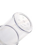 Custom 40oz Clear Plastic Tumbler 1200ml Travel Mugs Single Wall Bottle Color AS Mug BPA Free Cup with Handle Straw Screw on Lid