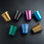 80ml/160ml Stainless Steel Sustainable Colorful Shot Glass Double Wall Mug Vacuum Insulated Coffee Cup for Coffee