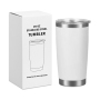 Custom logo 20oz Double Wall Stainless Steel Vacuum Coffee Mug Insulated Car Powder Coated Tumbler Vacuum Laser Tumbler
