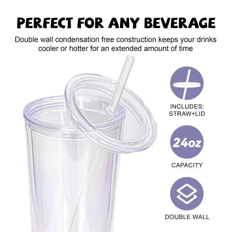 24 oz Tumbler Snow Globe Snow Globe Cups 24oz Tumbler Snowglobe Tumbler clear Pre Drilled Glitter Cups with Lids and Straws