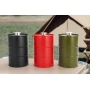 750ml Outdoor Travel Portable Gasoline Creative Hip Flask Large Capacity Stainless Steel Beer Barrel Wine Liquor Water Bottle