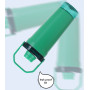 Custom 500ml Stainless Steel Insulated Shaker Water Bottle Outdoor Portable Sports Keeps Drink Cold and Hot with Storage Bottom