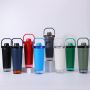 Custom 500ml Stainless Steel Insulated Shaker Water Bottle Outdoor Portable Sports Keeps Drink Cold and Hot with Storage Bottom