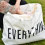 RTS US 10pcs/ctn DIY EVERYTHING Canvas Tote Bag - Extra Large Shopping Beach Totes Bags Reusable Big Grocery Bag