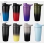Customize Shaker Gradient Color Stainless Steel SS304 Protein Shaker Bottle Vacuum Insulated Gym Sports Shaker Cup with Mixer