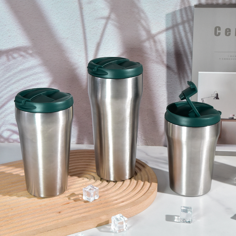 Custom Logo Design 20oz 12oz 16oz Reusable Coffee Cups Double Wall Vacuum Insulated Stainless Steel Coffee Travel Mug