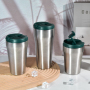 Custom Logo Design 20oz 12oz 16oz Reusable Coffee Cups Double Wall Vacuum Insulated Stainless Steel Coffee Travel Mug