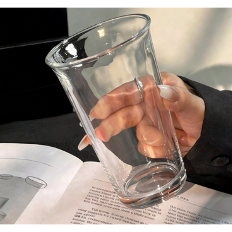 12oz Drinking Glass Custom Cup Coffee Glass Mug Milk Cup Beer Glasses Water Bottle Souvenir Gift Printed logo Glass Bottles