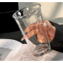 12oz Drinking Glass Custom Cup Coffee Glass Mug Milk Cup Beer Glasses Water Bottle Souvenir Gift Printed logo Glass Bottles