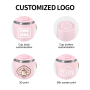 Personalized Custom Logo 12oz Coffee Mug 380ml Double Wall Inner Stainless Steel Tumbler Outer Plastic Laser Engraved Coffee Mug