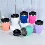6oz Insulated Travel Coffee Mug Spill Proof  Portable Camping Stainless Steel Coffee Tumbler Reusable Coffee Cups with Lids
