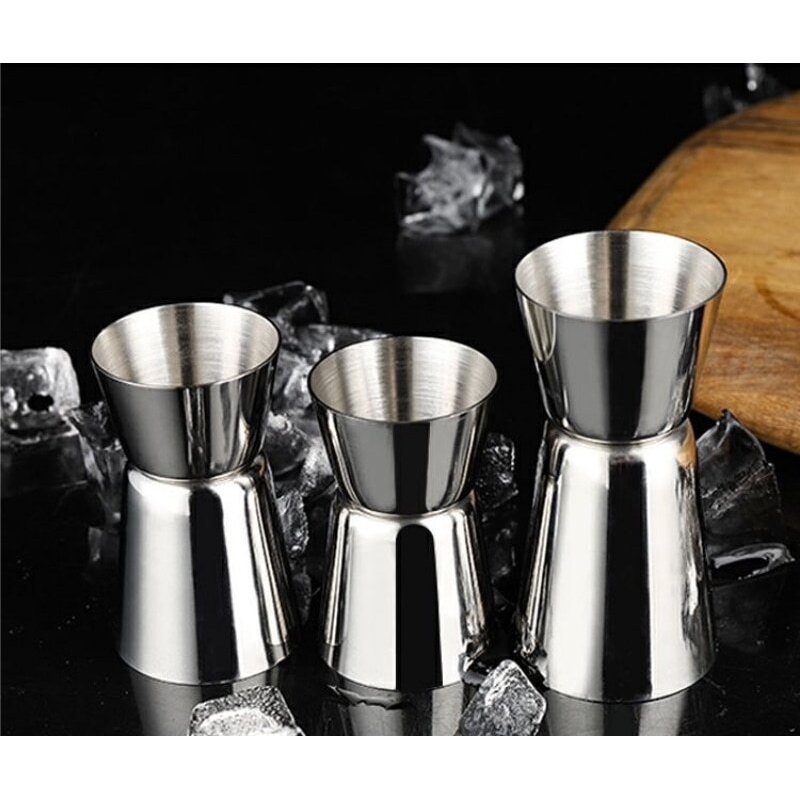 30ml 40ml 50ml 60ml Stainless Steel Double Cocktail Jigger Measuring Cup for Bar Bartending